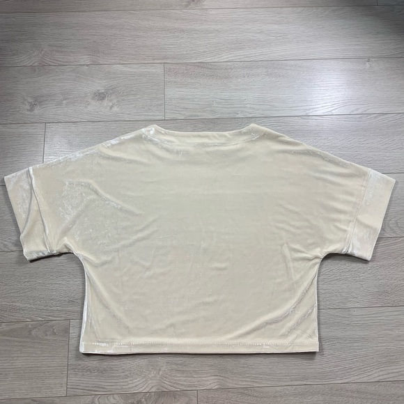 Cupcakes and Cashmere Mikaela Velvet Top in Birch White - Picture 5 of 12